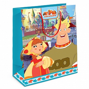 Пакет подарочный – Любава из серии Три богатыря, 23 х 18 х 10 см. (Росмэн, 30987ros)